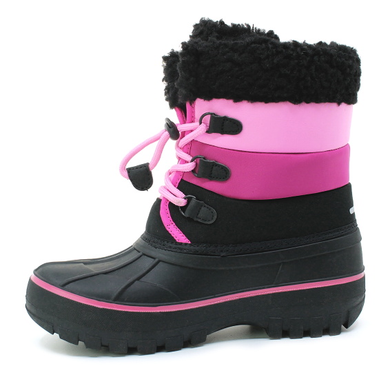 Lee Cooper 2855K black/fuchsia, dětské sněhule