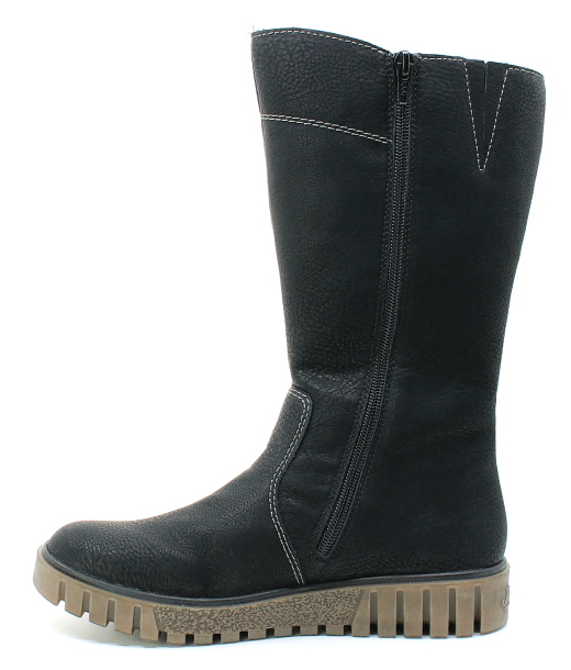RIEKER Y3466-00 black, dámské kozačky vel.38