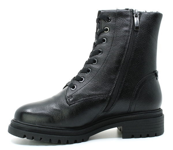 TAMARIS 1-26222-41 black leather, dámská kotníková obuv