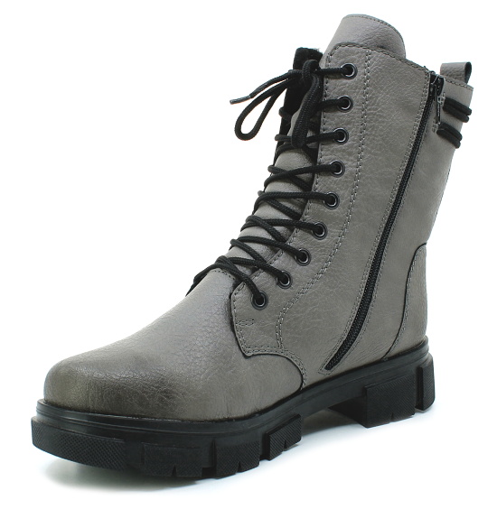 RIEKER Y7117-40 grey, dámská kotníková obuv 