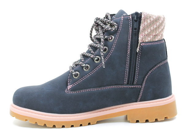 LICO Anouk 320336 marine/rosa, juniorská zimní obuv vel.38