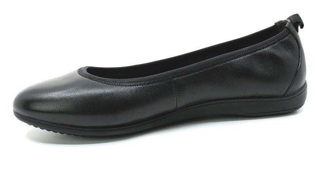 TAMARIS 22130-44 black leather, dámské baleriny