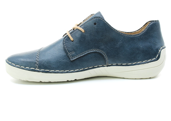 RIEKER 52528-14 blue, dámské polobotky