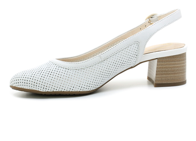 TAMARIS Comfort 8-89501-42 white, dámské letní lodičky