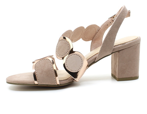 MARCO TOZZI 2-28347-42 nude comb, dámské společenské sandály vel.36