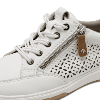 JANA 8-23665-44 white, dámské polobotky vel.37