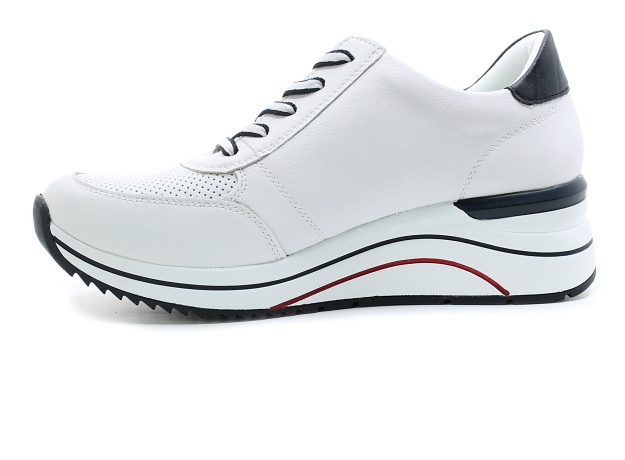 REMONTE D0T04-81 white kombi, dámské polobotky