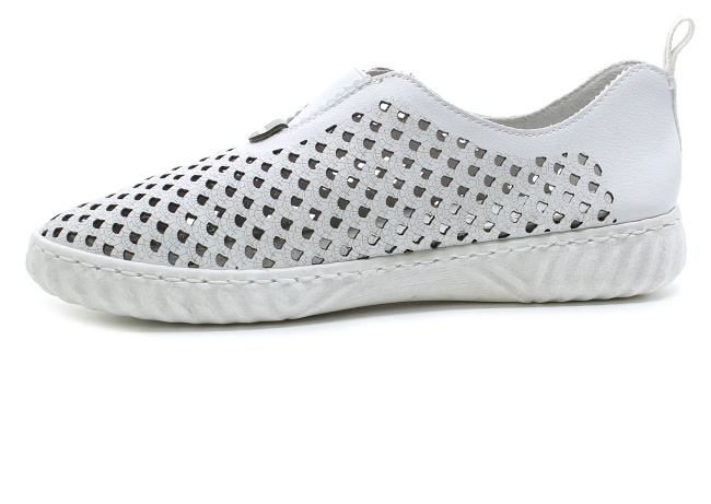 RIEKER N0965-80 white, dámské mokasíny vel.42