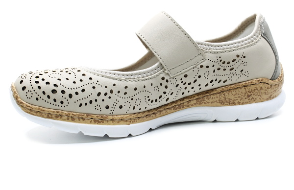 RIEKER N4299-60 beige, dámská obuv 