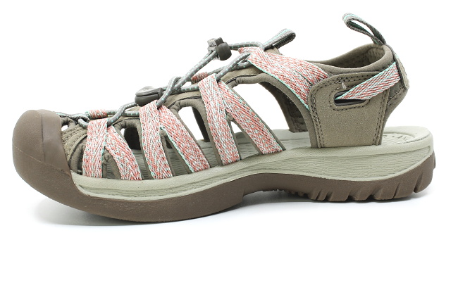 KEEN WHISPER 1022810 taupe/coral, dámské sandály 