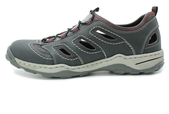 RIEKER 08065-46 grey, pánské sandály vel.44