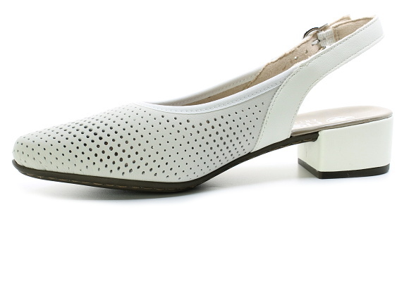 RIEKER 47066-80 white, dámské lodičky vel.39