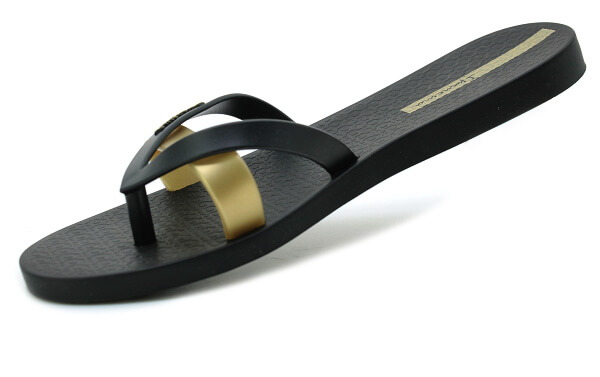 IPANEMA KIREI FEM 81805 AT156 black/gold, dámské žabky 