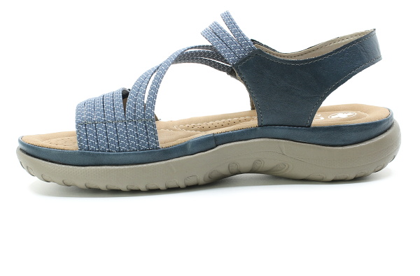 RIEKER 64870-14 blue, dámské sandály vel.38