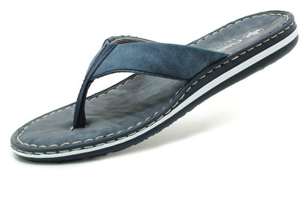 RIEKER 21043-14 blue, pánské žabky