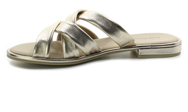 CAPRICE 9-27101-44 959 platin metal., dámské pantofle 