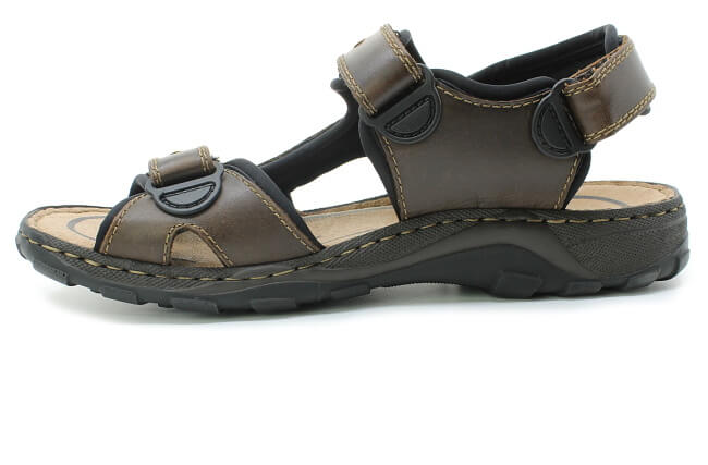 RIEKER 26061-25 brown, pánské sandály vel.41