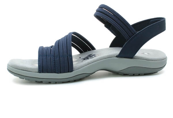 SKECHERS REGGAE SLIM COFFE RUN 163573/NVY navy, dámské sandály