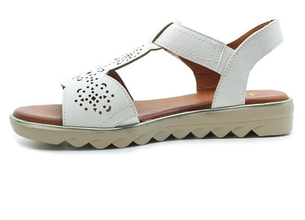 JANA 8-28262-42 109 offwhite, dámské sandály