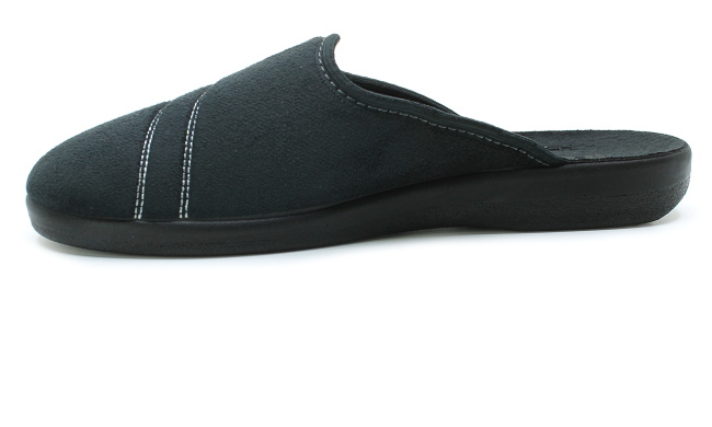 ROGALLO 4110/013 černá, pánské domácí pantofle