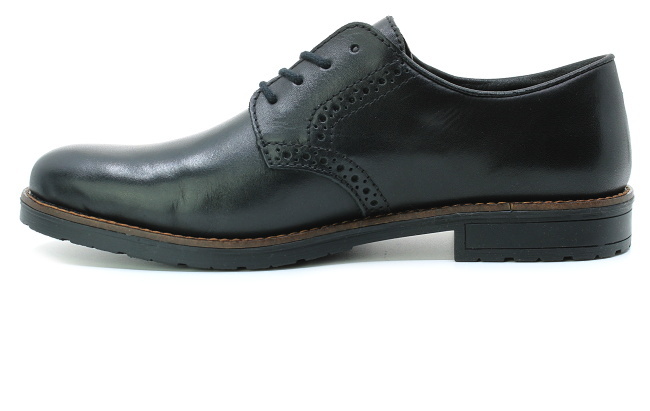 RIEKER 14642-00 black, pánské polobotky vel.46