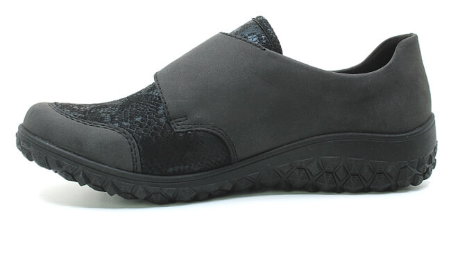 RIEKER 59552-45 grau, dámské polobotky vel.37