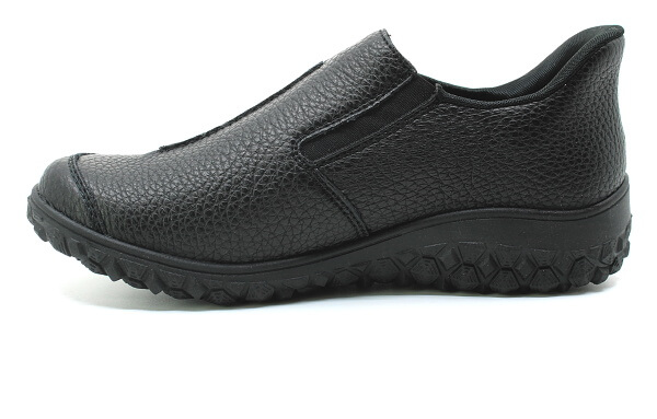 RIEKER 59559-00 black, dámské polobotky vel.37