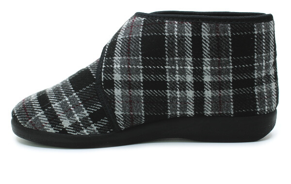 MJARTAN 616 K93L šedá kostka, pánské bačkory vel.45