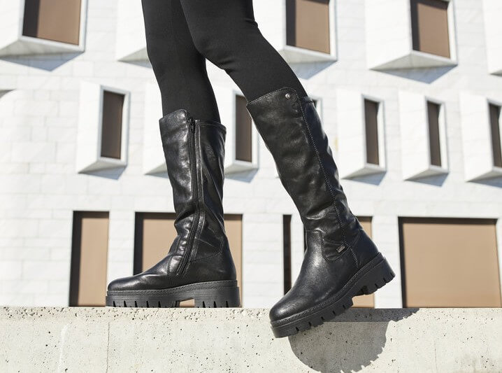 RIEKER Z9490-00 black, dámské kozačky vel.40