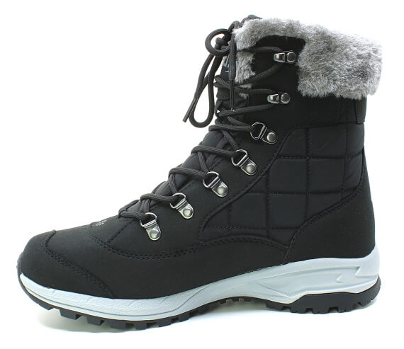 BRÜTTING HIMALAYA 711106 shwarz/grau, dámská zimní obuv vel.42