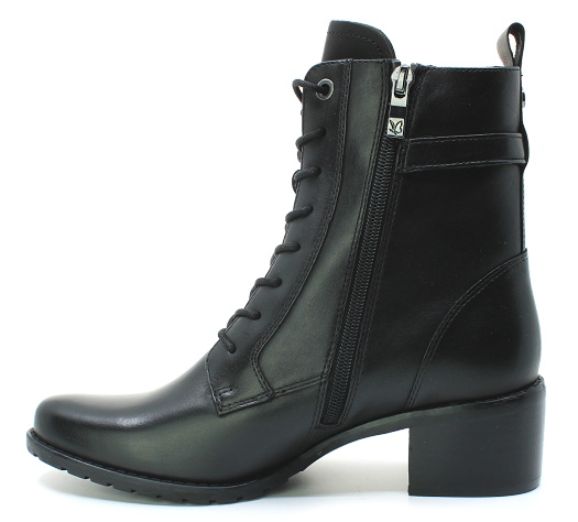 CAPRICE 9-25100-45 black nappa, dámské polokozačky vel.40