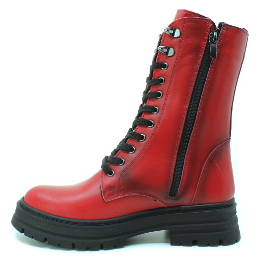 KLOP 248 K-148 red, dámské polokozačky