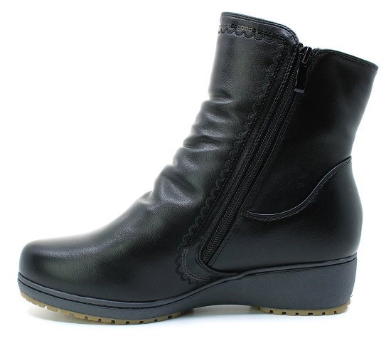 SCANDI 262-0119-A2 black, dámské polokozačky vel.38