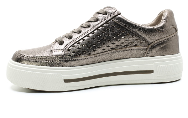 CAPRICE 9-23719-44 341 taupe metallic, dámské tenisky
