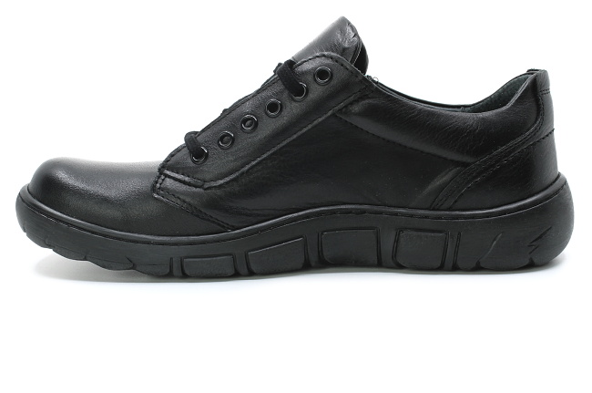 KACPER 1-1287 163+163 czarny, pánské polobotky 