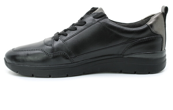 JANA 8-23702-46 001 black, dámské polobotky vel.41
