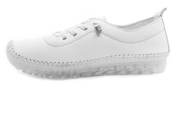 KLOP 248 0-241 white, dámské polobotky