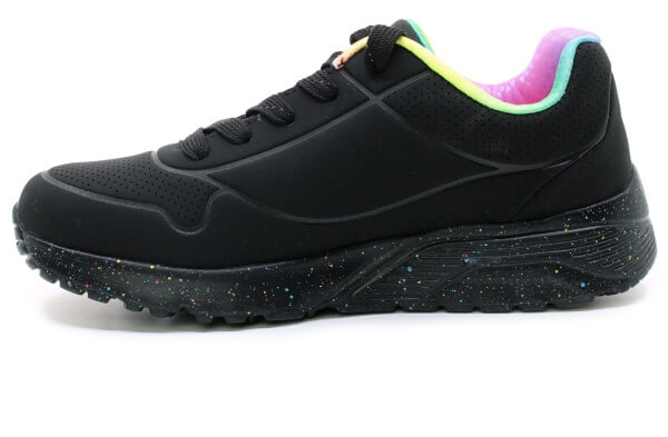 SKECHERS Uno Lite 310456L BKMT černé, dívčí tenisky