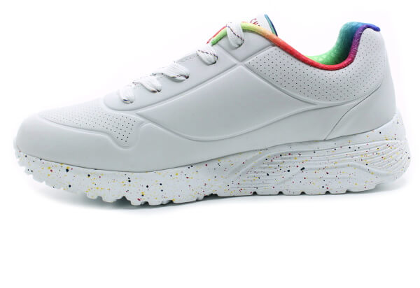 SKECHERS Uno Lite 310456L WMLT bílé, dívčí tenisky