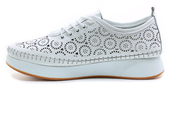 KLOP 014 52L-17 white, dámské polobotky