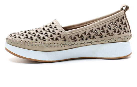 KLOP 014 52L-83 scissors béžové, dámské mokasíny vel.38