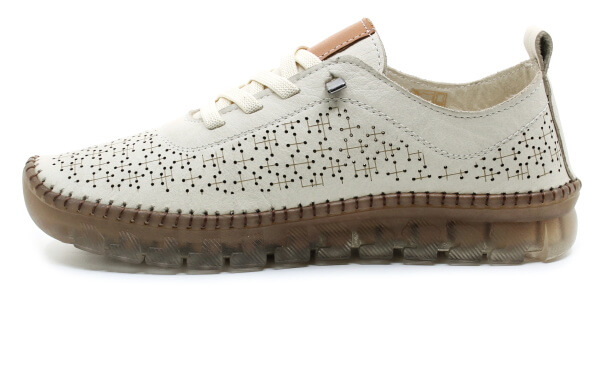 KLOP 125 AZR71 kreme-taba béžové, dámské polobotky vel.40