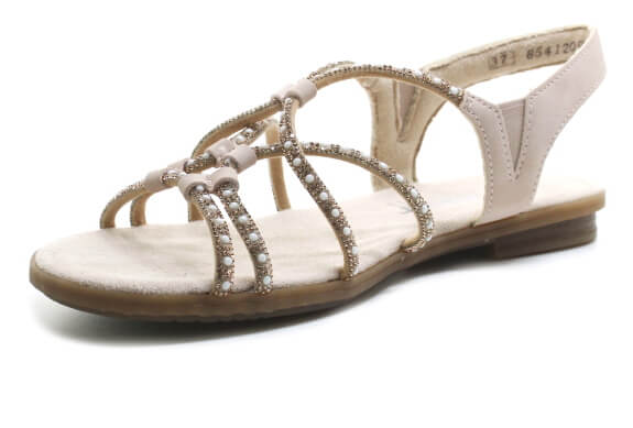 RIEKER 64270-90 bronze, dámské sandály vel.37