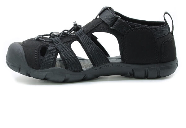 KEEN SEACAMP II CNX 1027418 black/grey, juniorské sandály vel.39