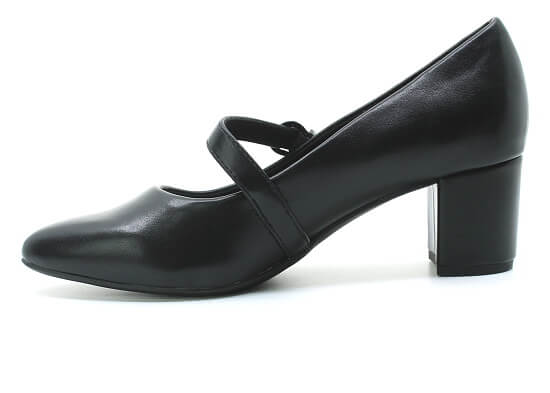 JANA 8-24460-47 022 black nappa, dámské lodičky vel.40