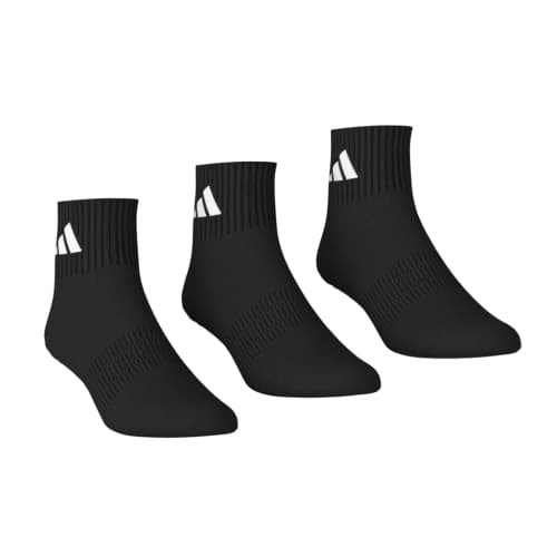 adidas ponožky THIN & LIGHT SPORTSWEAR ANKLE KC9613 black - 3 páry XS - EU 34-36