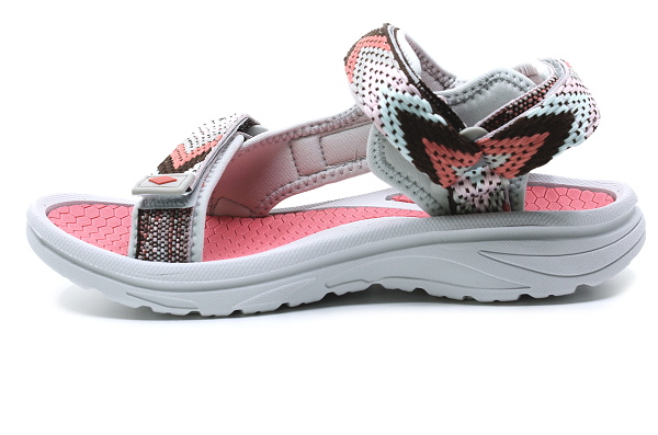 LEE COOPER LCW-26-34-4428L grey/coral, dámské sandály vel.38