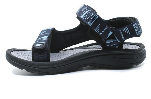 LEE COOPER LCW-26-34-4427L black/blue, juniorské sandály vel.38
