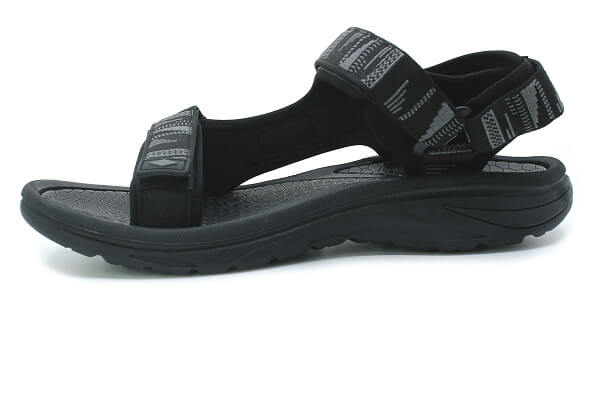 LEE COOPER LCW-26-34-4424M black/grey, pánské sandály