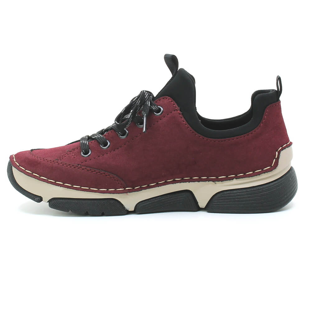 RIEKER 45973-36 red, dámské polobotky vel.41